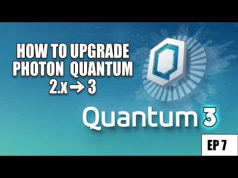 Tutorial: How to upgrade from Photon Quantum 2.x to 3 (Multiplayer with Photon Quantum & Unity) EP7